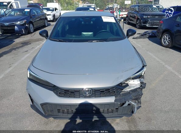 2HGFE2F50SH589982 2025 HONDA CIVIC Gray სალონის 360-გრადუსიანი ხედი