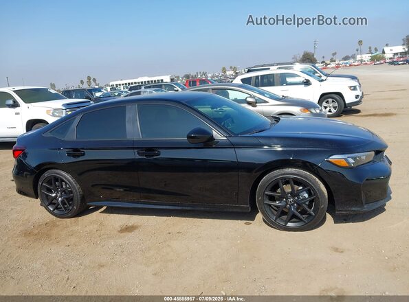2HGFE2F50TH574030 2026 HONDA CIVIC Black Սալոնի հետևի տեսք