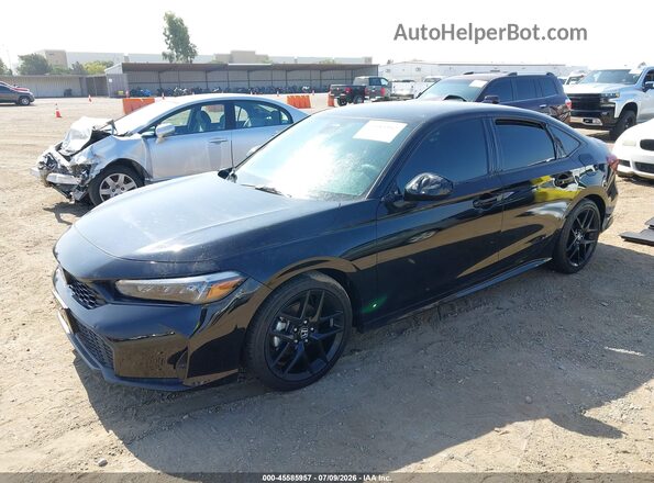 2HGFE2F50TH574030 2026 HONDA CIVIC Black Առջևի ձախ երեք քառորդ տեսարան