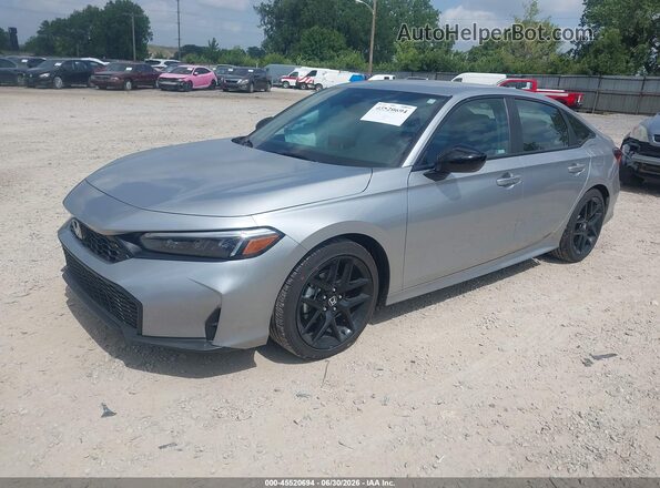2HGFE2F50TH592057 2026 HONDA CIVIC Silver Front left