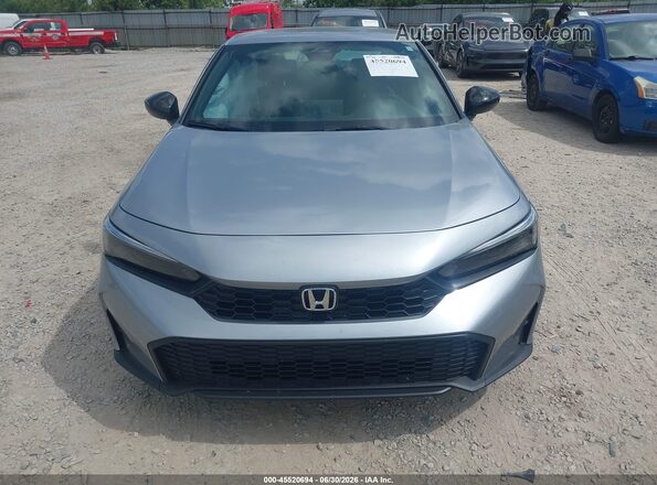 2HGFE2F50TH592057 2026 HONDA CIVIC Silver Instrument cluster view