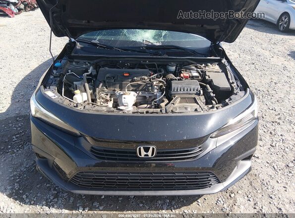 2HGFE2F51NH506788 2022 HONDA CIVIC Black Vista trasera