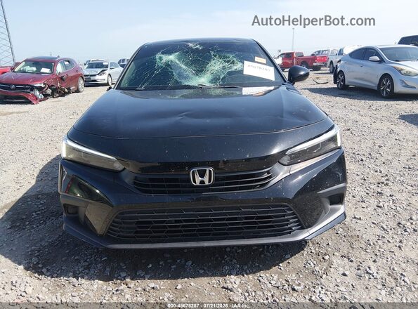 2HGFE2F51NH506788 2022 HONDA CIVIC Black Vista del cuadro de instrumentos
