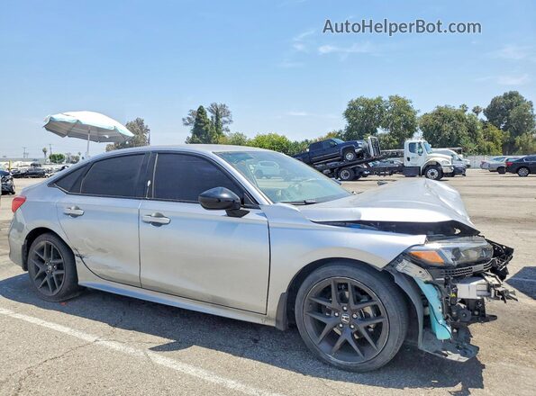 2HGFE2F51NH539144 2022 HONDA CIVIC Silver Передня права чверть