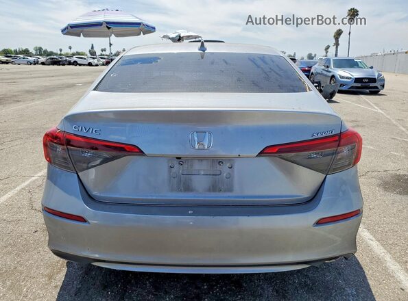 2HGFE2F51NH539144 2022 HONDA CIVIC Silver Вид ззаду