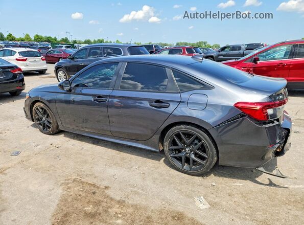 2HGFE2F51NH539225 2022 HONDA CIVIC Gray Задня ліва чверть