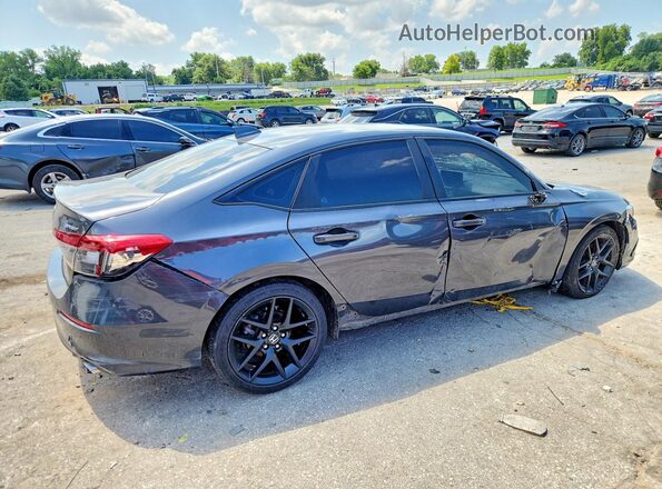 2HGFE2F51NH539225 2022 HONDA CIVIC Gray Задня права чверть