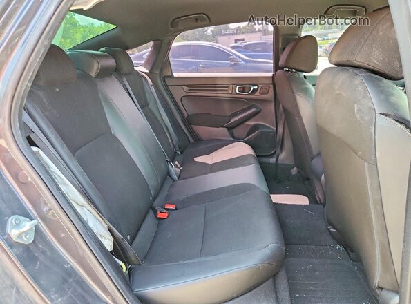 2HGFE2F51NH539225 2022 HONDA CIVIC Gray Вид задніх сидінь