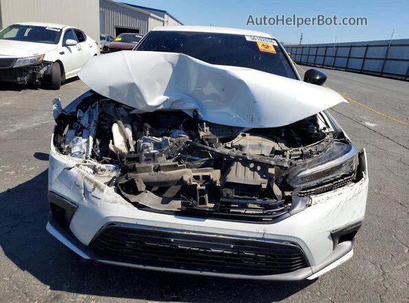 2HGFE2F51NH595147 2022 HONDA CIVIC White Դիմացի տեսք