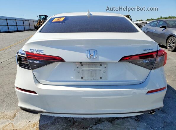 2HGFE2F51NH595147 2022 HONDA CIVIC White Հետևի տեսք