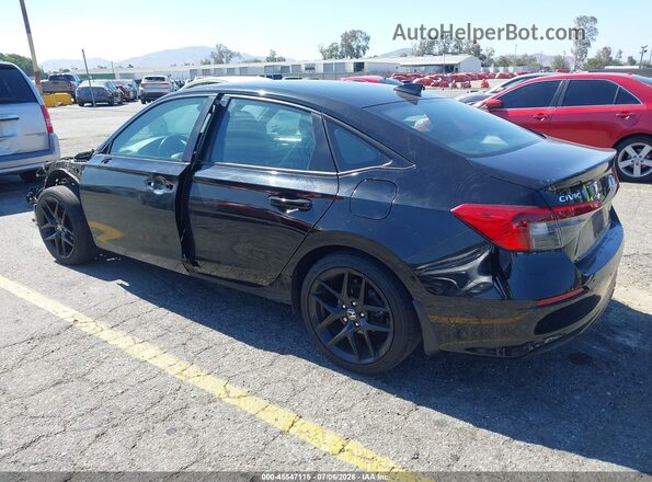 2HGFE2F51NH603490 2022 HONDA CIVIC Black Հետևի ձախ