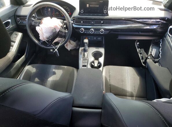 2HGFE2F51PH509323 2023 HONDA CIVIC Gray Dashboard view