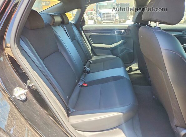 2HGFE2F51PH511945 2023 HONDA CIVIC Black Widok tylnych siedzeń