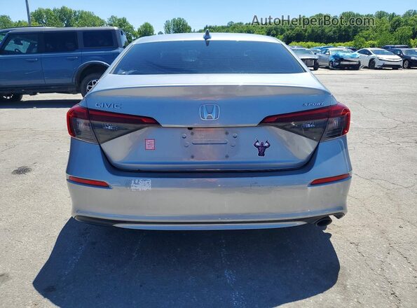 2HGFE2F51PH518197 2023 HONDA CIVIC Silver Հետևի տեսք