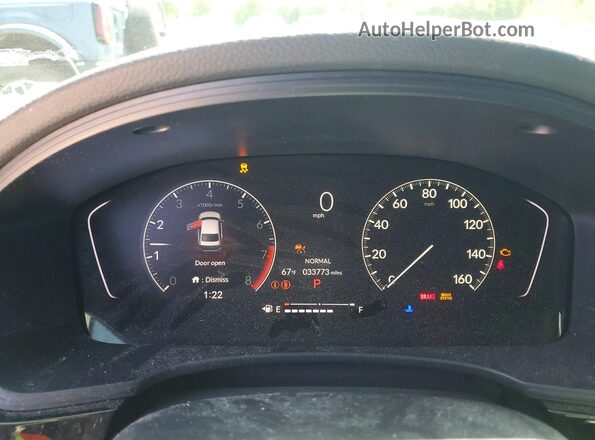 2HGFE2F51PH518197 2023 HONDA CIVIC Silver Սարքավորումների վահանակի տեսք