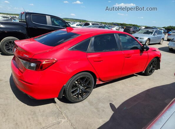2HGFE2F51PH531418 2023 HONDA CIVIC Red Հետևի աջ