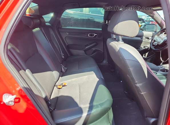 2HGFE2F51PH531418 2023 HONDA CIVIC Red Հետևի նստատեղերի տեսք