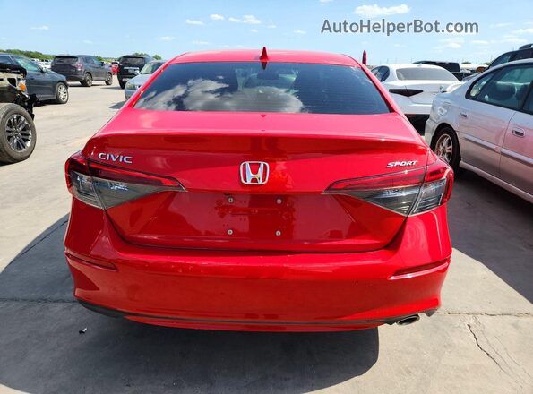 2HGFE2F51PH531418 2023 HONDA CIVIC Red Հետևի տեսք