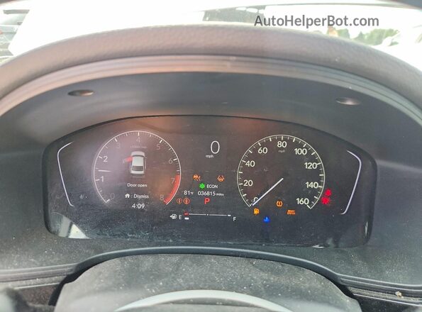 2HGFE2F51RH506490 2024 HONDA CIVIC White Vista del cuadro de instrumentos