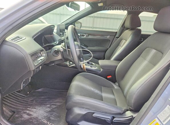 2HGFE2F51RH525346 2024 HONDA CIVIC Gray Вид салону спереду