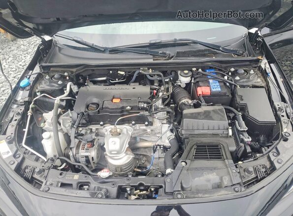 2HGFE2F51RH538615 2024 HONDA CIVIC Black Вид задньої частини салону