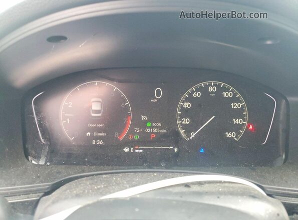 2HGFE2F51RH538615 2024 HONDA CIVIC Black Вид щитка приладів