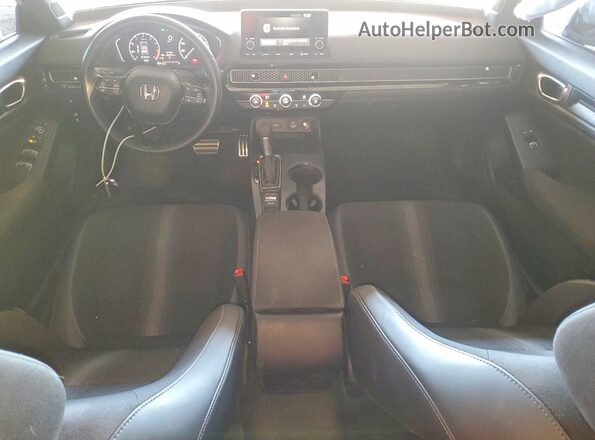 2HGFE2F51RH545399 2024 HONDA CIVIC Blue Dashboard view