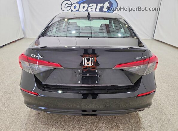 2HGFE2F51RH546018 2024 HONDA CIVIC Black Вид ззаду