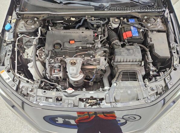 2HGFE2F51RH546018 2024 HONDA CIVIC Black Вид задньої частини салону
