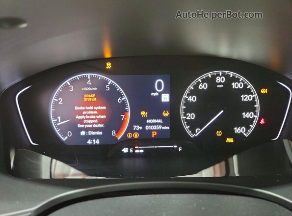 2HGFE2F51RH546018 2024 HONDA CIVIC Black Вид щитка приладів