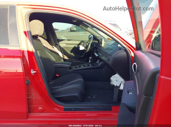 2HGFE2F51RH555740 2024 HONDA CIVIC Red Front interior view