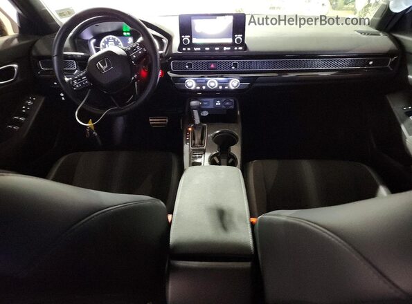 2HGFE2F51RH568570 2024 HONDA CIVIC Gray წინა პანელის ხედი