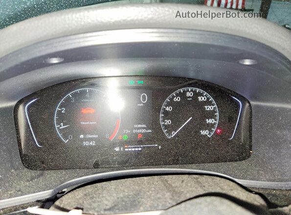 2HGFE2F51RH568570 2024 HONDA CIVIC Gray ხელსაწყოთა პანელის ხედი