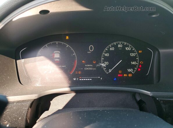 2HGFE2F51SH511954 2025 HONDA CIVIC Белый Вид щитка приборов