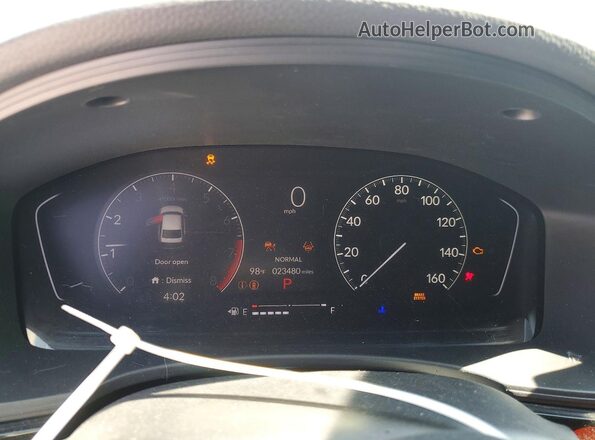 2HGFE2F51SH520766 2025 HONDA CIVIC Gray Вид щитка приладів