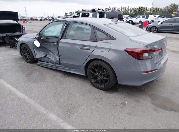 2HGFE2F51SH539236 2025 HONDA CIVIC Gray Հետևի ձախ