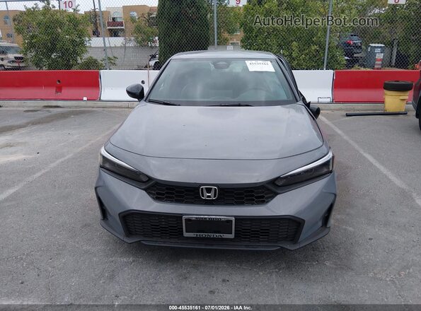 2HGFE2F51SH539236 2025 HONDA CIVIC Gray Սարքավորումների վահանակի տեսք