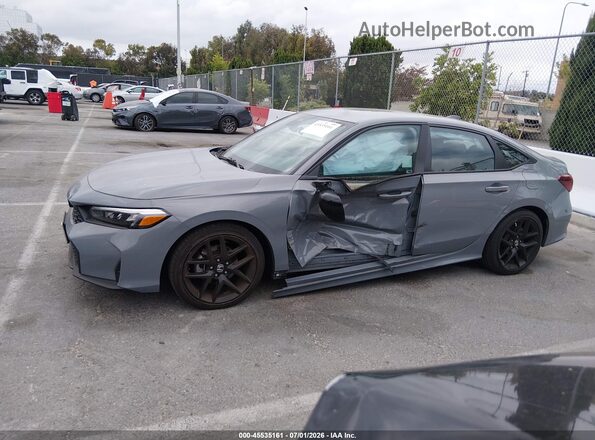 2HGFE2F51SH539236 2025 HONDA CIVIC Gray Սալոնի 360 աստիճան տեսք