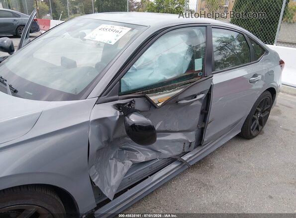 2HGFE2F51SH539236 2025 HONDA CIVIC Gray Դիմացի տեսք