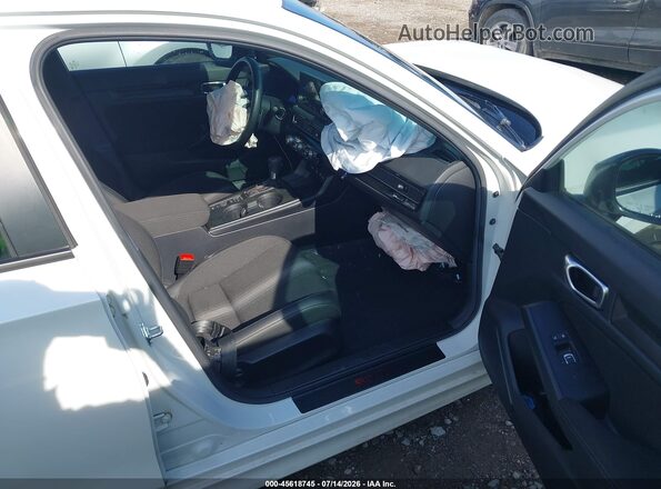 2HGFE2F51SH541777 2025 HONDA CIVIC White Widok wnętrza z przodu
