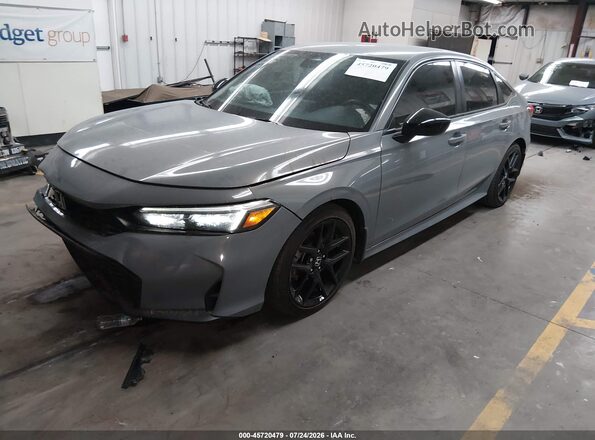 2HGFE2F51SH555193 2025 HONDA CIVIC Gray Vista tres cuartos delantera izquierda