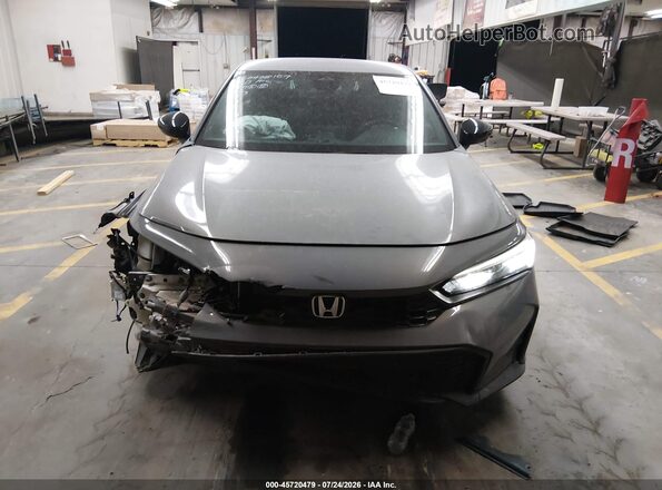 2HGFE2F51SH555193 2025 HONDA CIVIC Gray Vista del cuadro de instrumentos