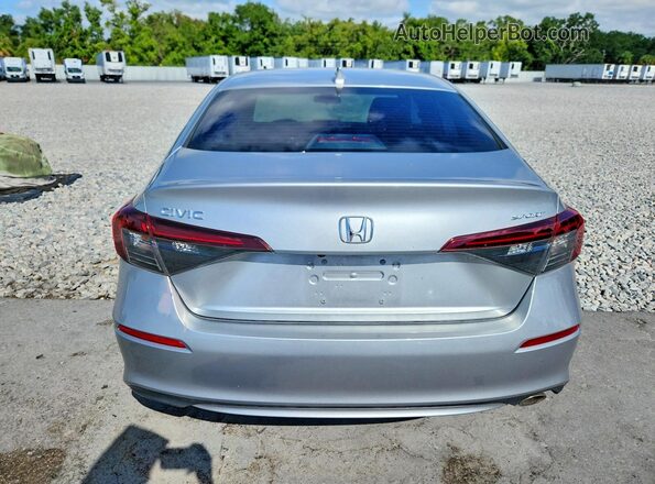 2HGFE2F51SH556134 2025 HONDA CIVIC Silver Вид ззаду