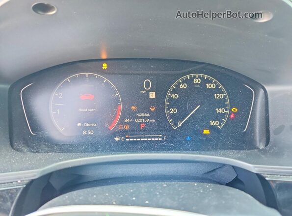 2HGFE2F51SH556134 2025 HONDA CIVIC Silver Вид щитка приладів