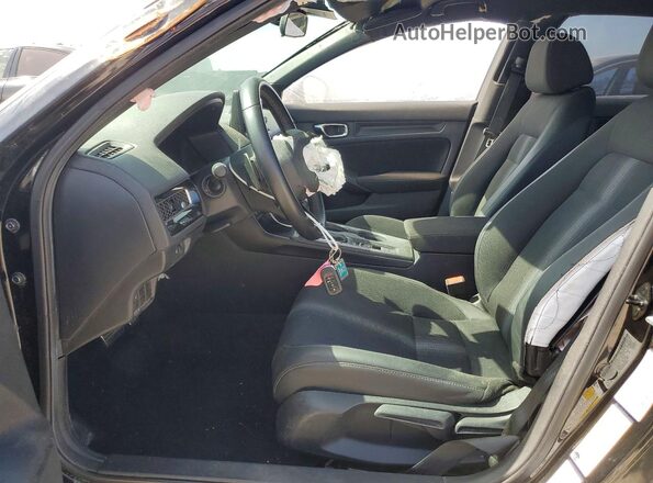 2HGFE2F51SH572351 2025 HONDA CIVIC Black Вид салону спереду