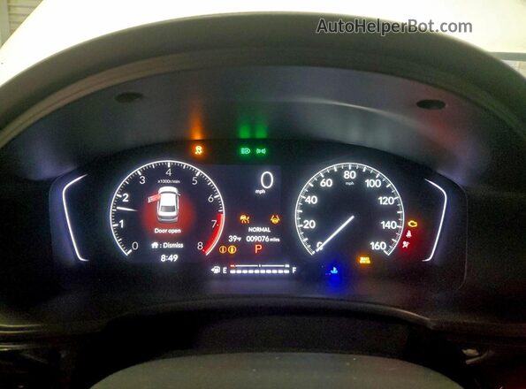 2HGFE2F51TH510675 2026 HONDA CIVIC White Вид щитка приладів