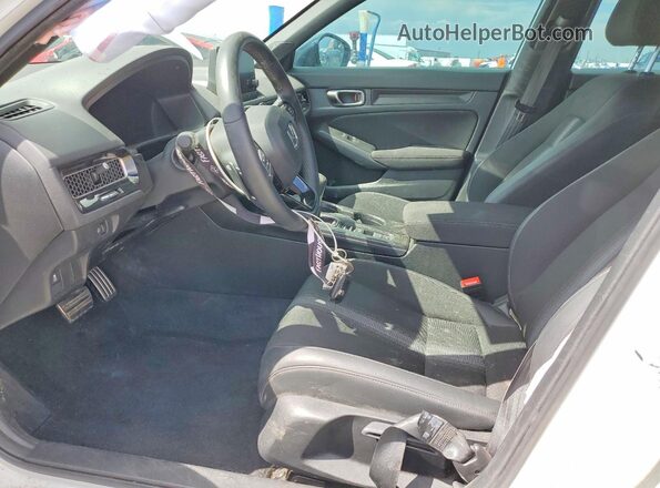 2HGFE2F51TH511874 2026 HONDA CIVIC White Widok wnętrza z przodu