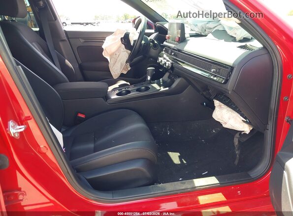 2HGFE2F51TH537309 2026 HONDA CIVIC Red Front interior view