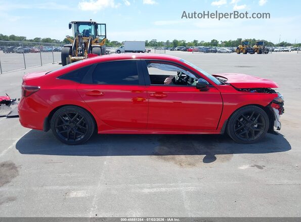 2HGFE2F51TH537309 2026 HONDA CIVIC Red 360 interior view