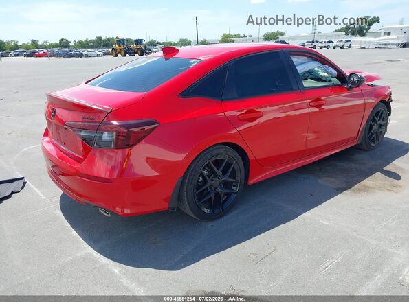 2HGFE2F51TH537309 2026 HONDA CIVIC Red Rear right